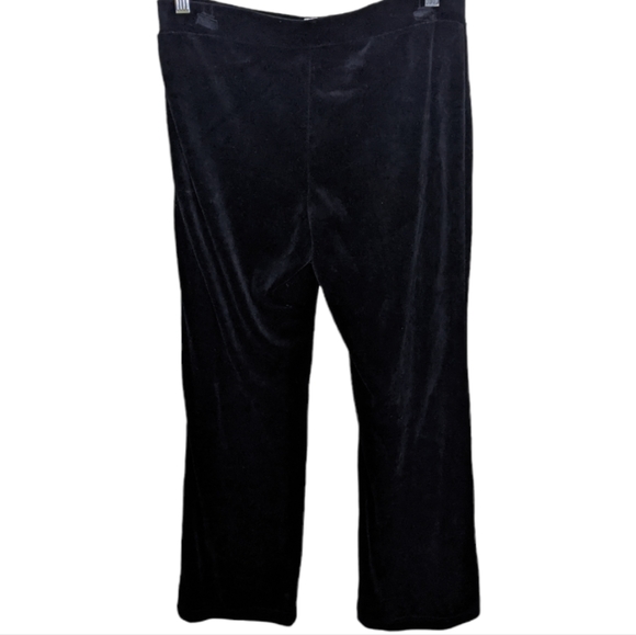 NWT Charter Club Petite Velour Black Pants, Size SP 🖤✨ - Picture 2 of 9